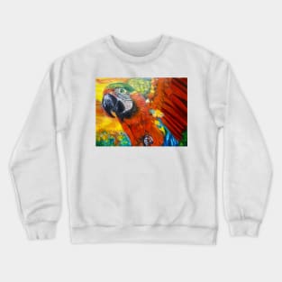 Red Macaw Crewneck Sweatshirt